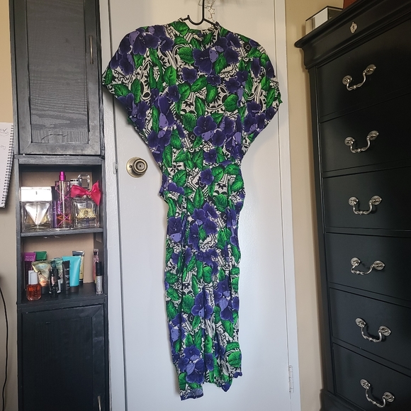 Vintage 80s April Rain party dress - Picture 5 of 9